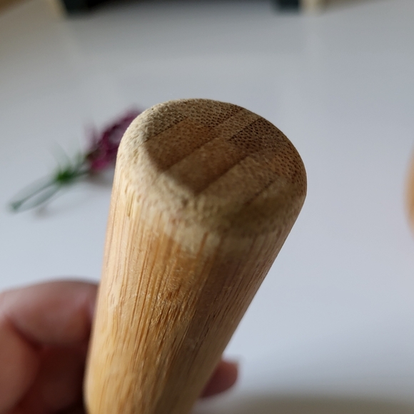 Lightweight Bamboo Wooden Mortar and Pestle - Picture 10 of 15